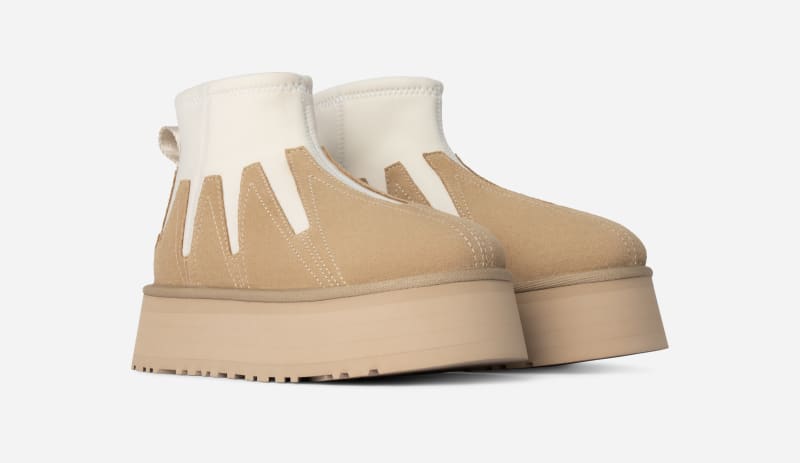 Sneakers og sko UGG UGG D Classic Mini Dipper Sunwave Boots Beige | 1167591-MDSD, 1