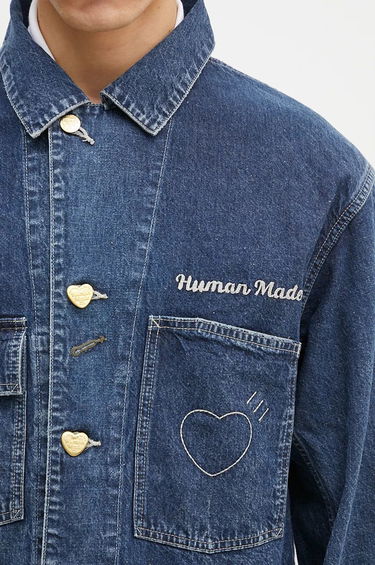 Skjorte Human Made Denim Coverall Jacket Blå | HM28JK002, 3