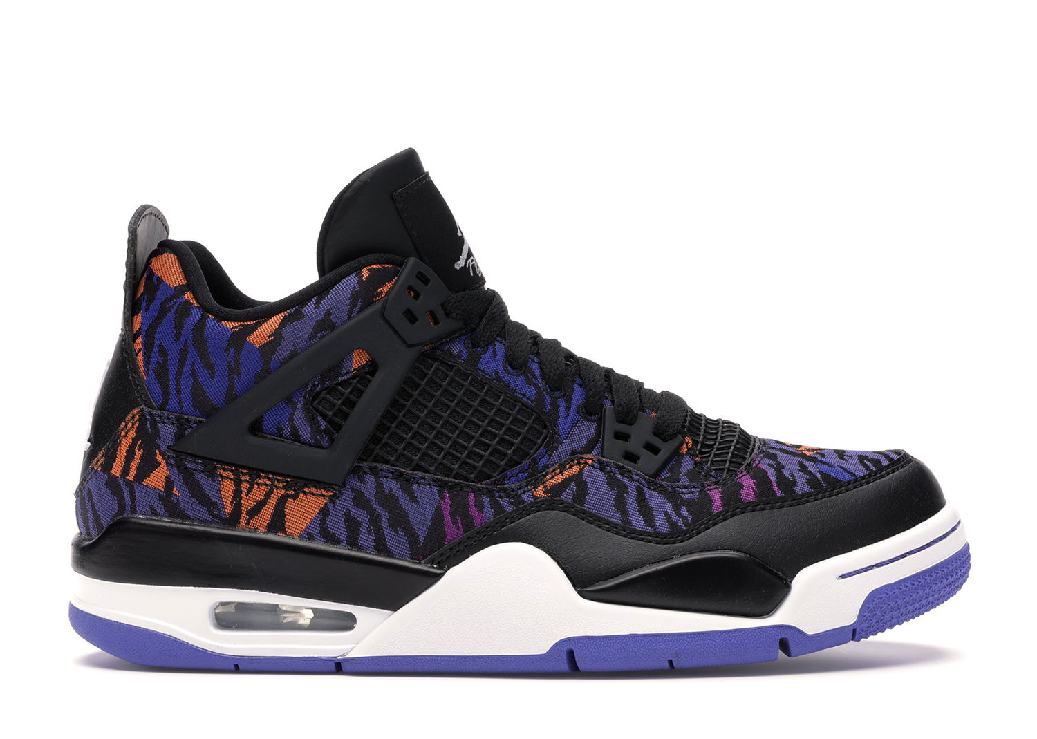 Sneakers og sko Jordan Jordan 4 Retro Black Rush Violet (GS) Sort | BQ9043-005, 0