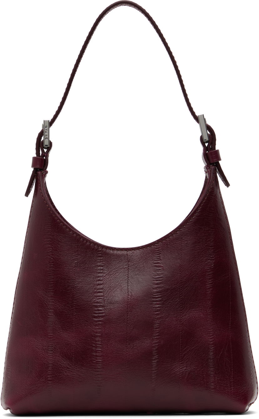 Skuldertaske BY FAR BY FAR Baby Camryn Shoulder Bag Bourgogne | MWBTH031CL036RD028PL