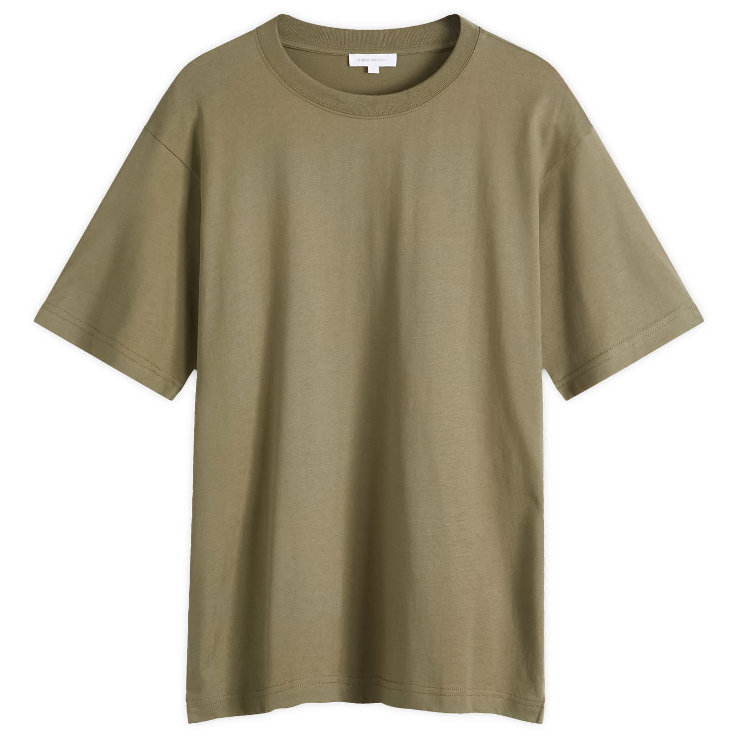 T-shirt NORSE PROJECTS Standard T-Shirt Sediment Green Grøn | N01-0670-8076, 0