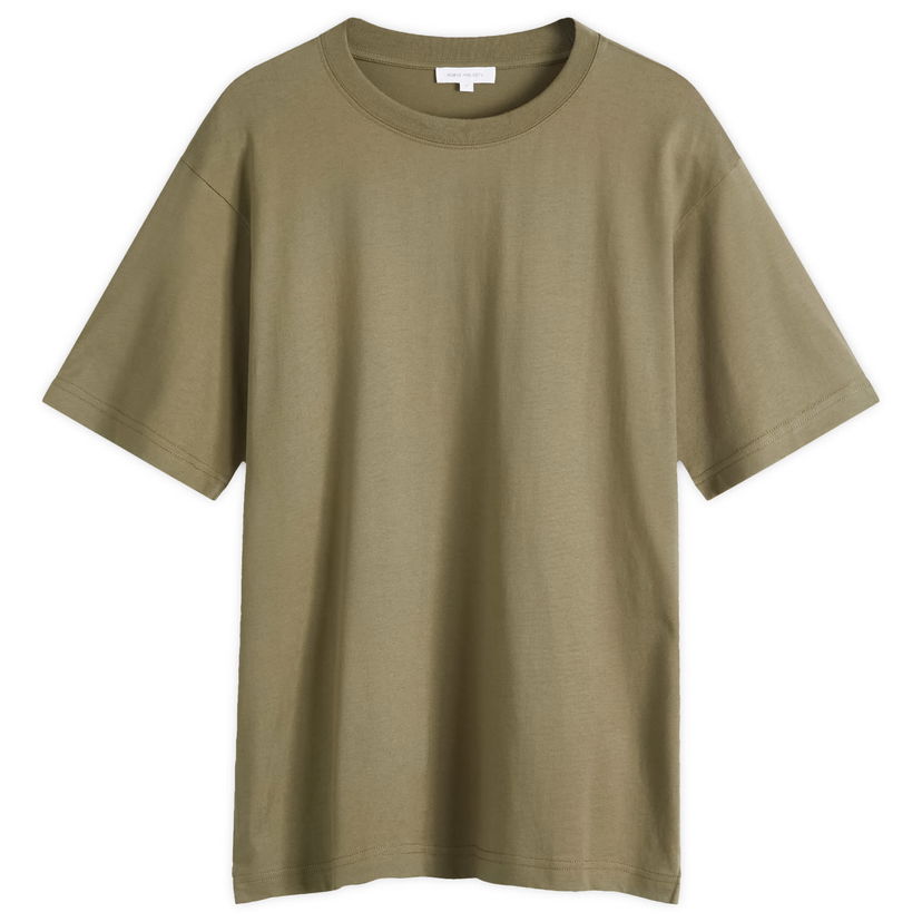 T-shirt NORSE PROJECTS Standard T-Shirt Sediment Green Grøn | N01-0670-8076