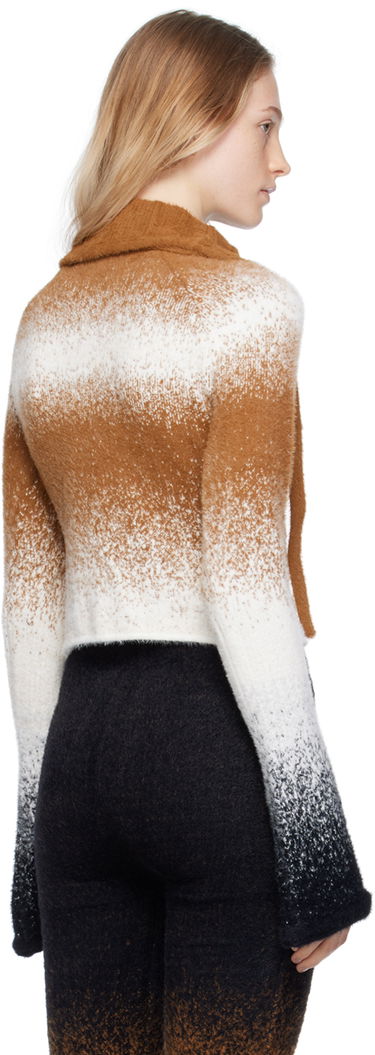 Sweater Ottolinger Ottolinger Gradient Fuzzy Knit Sweater Brun | 705902, 2