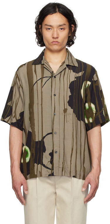 Skjorte BOSS HUGO Floral Print Shirt Brun | 50539329, 0