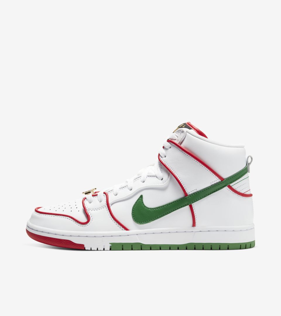 Sneakers og sko Nike SB Paul Rodriguez x Dunk High Premium SB "Boxing" Hvid | CT6680-100, 0