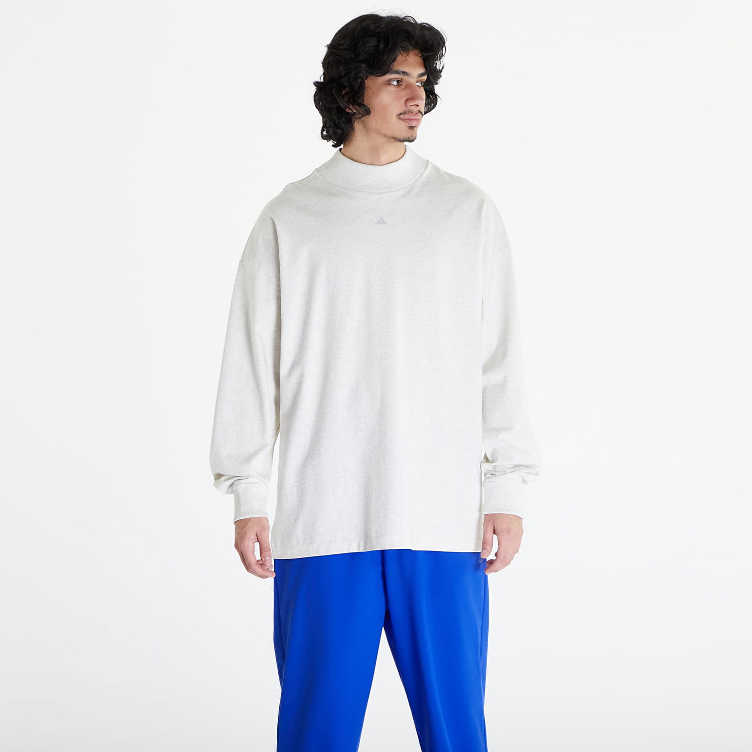 T-shirt adidas Originals Basketball Long Sleeve Tee UNISEX Hvid | IX1971, 0