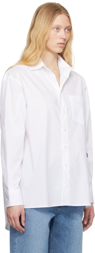 Skjorte ADER ERROR ADER error Sig TRS Tag 01 Button-Down Shirt Hvid | BO42FYSH0101WH, 4