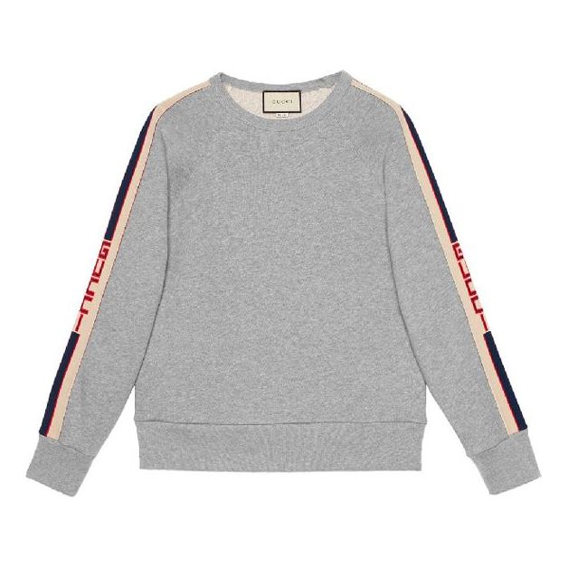 Sweater Gucci Side Sleeve Logo Sweatshirt Grå | 522846-X9I97-1295, 0