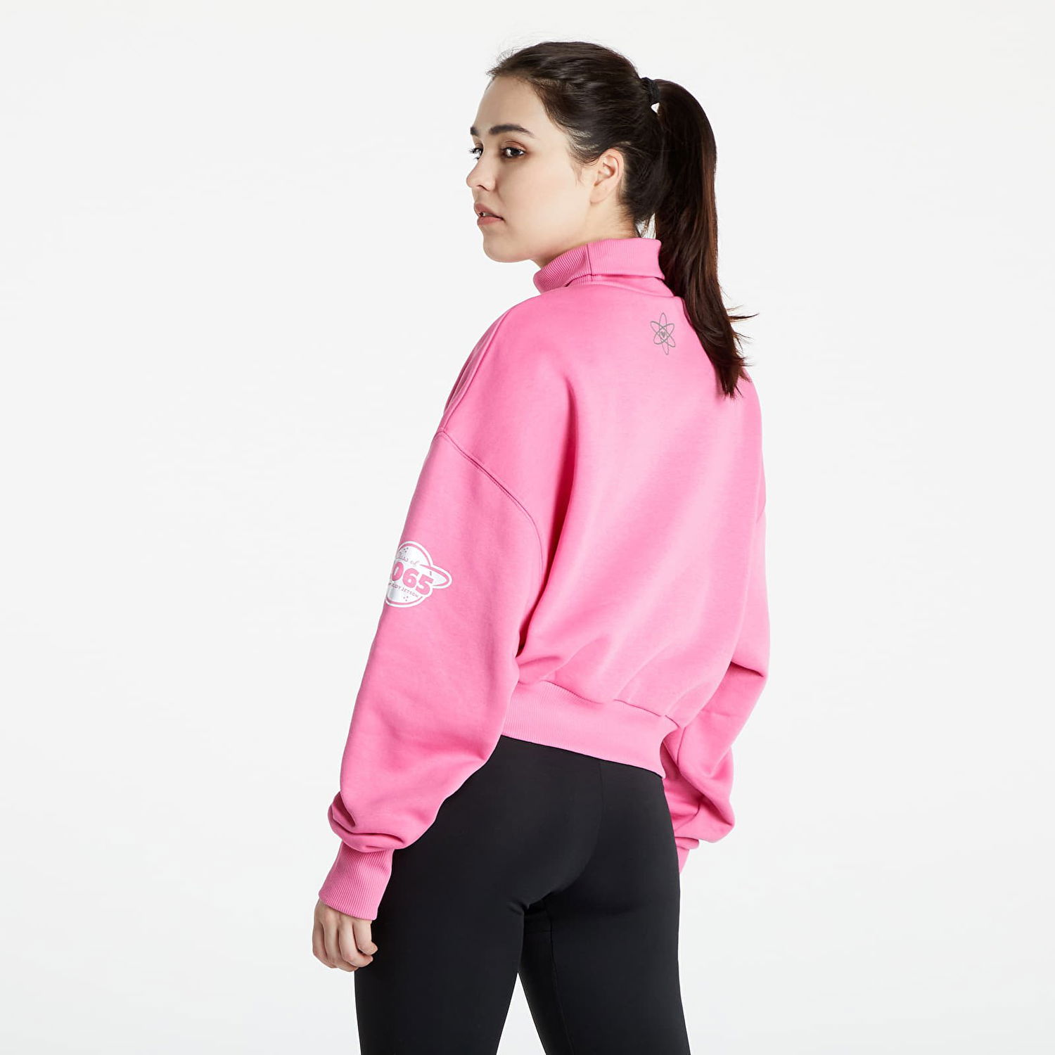 Sweatshirt Reebok The Jetsons x The Flintstones Orbit High Cozy Crewneck Lyserød | HD5223, 1