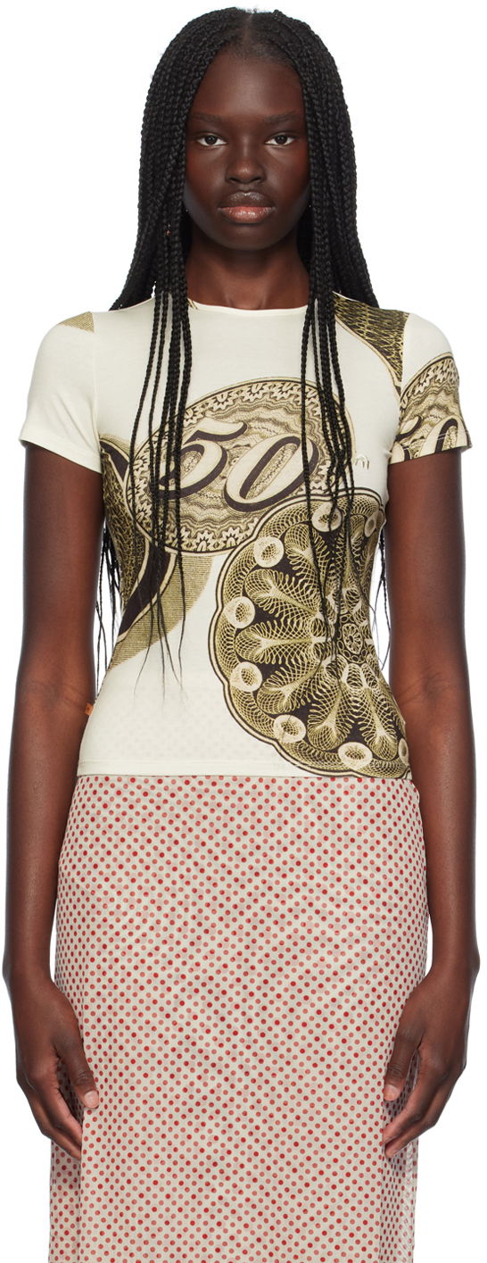 T-shirt Miaou Miaou Mini T-Shirt Hvid | 7026TJBFOR, 0