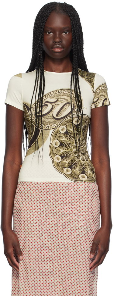 T-shirt Miaou Miaou Mini T-Shirt Hvid | 7026TJBFOR, 0