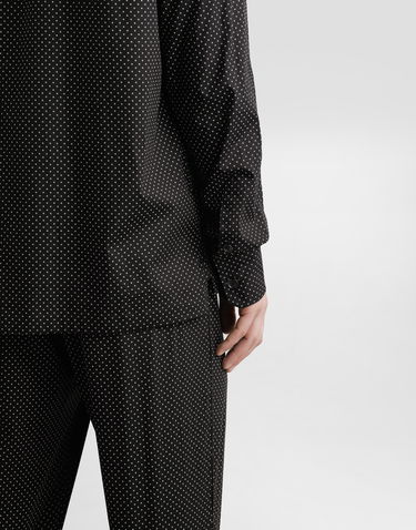 Skjorte Dolce & Gabbana Dolce & Gabbana Microprinted Vanity Button-Up Shirt Sort | G5IF1TFMRBNS8030, 2