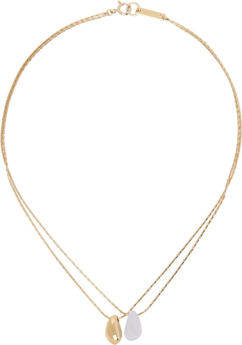Halskæde ISABEL MARANT Isabel Marant Imala Double-Strand Pendant Necklace Metalisk | RC0061FA-C1B21B