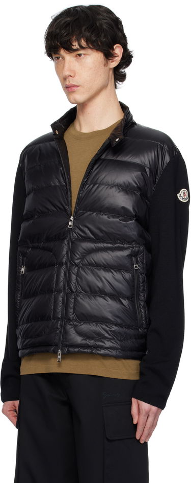 Puffer jakke Moncler Moncler Padded Zip-Up Jacket Sort | K10919B00016M1131, 3