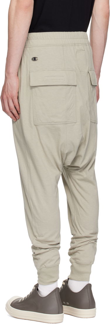 Joggingbukser Rick Owens Rick Owens Champion Edition Prisoner Drawstring Sweatpants Grå | CM01E1690 CHJG JERSEY, 3
