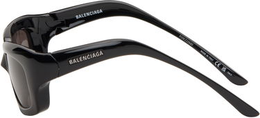 Solbriller Balenciaga Balenciaga Rectangular Sunglasses Sort | BB0385S-001, 2