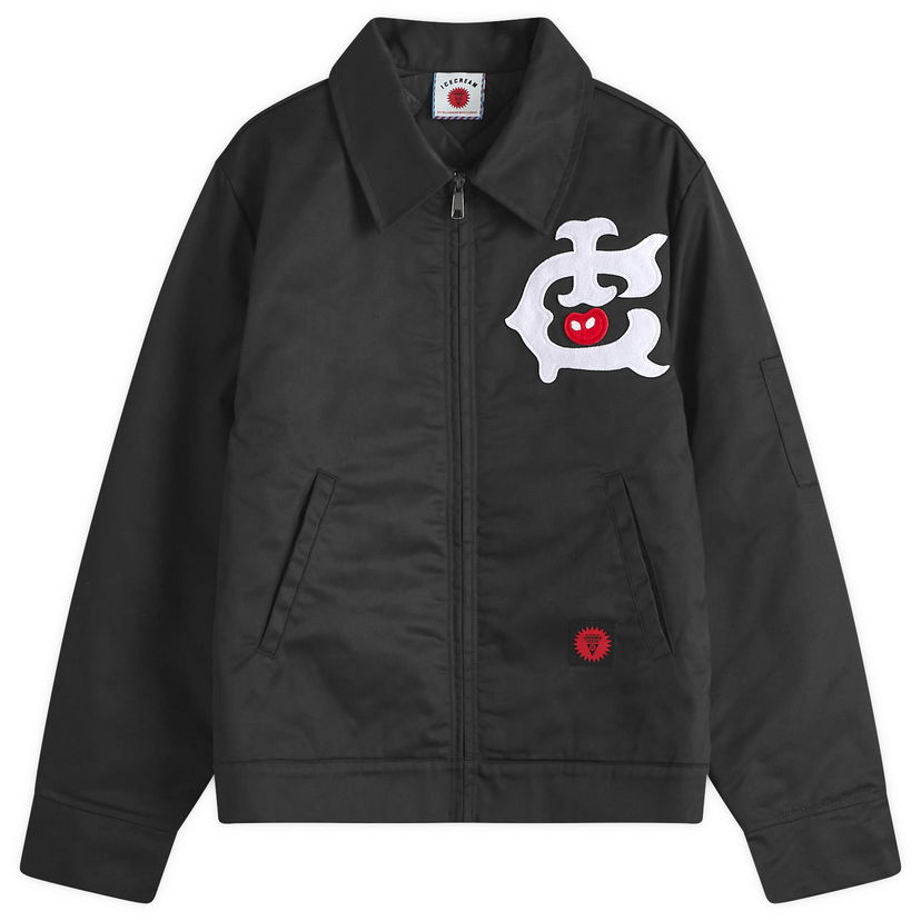 Jakke BBC IceCream ICECREAM OG Work Jacket Sort | IC24306-BLK