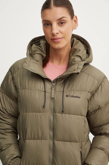 Puffer jakke Columbia Long Padded Winter Jacket Grøn | 2051351, 3