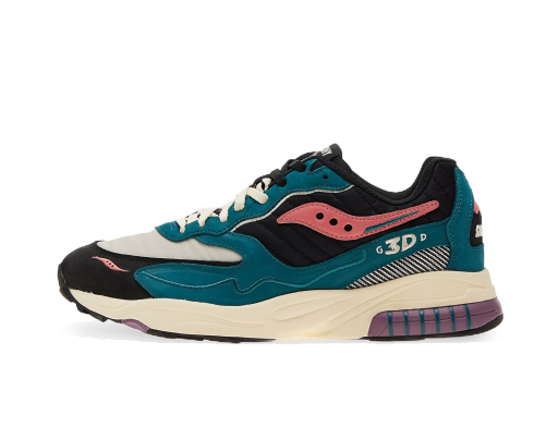 Sneakers og sko Saucony 3D Grid Hurricane Green/ Black Grøn | S70784-2
