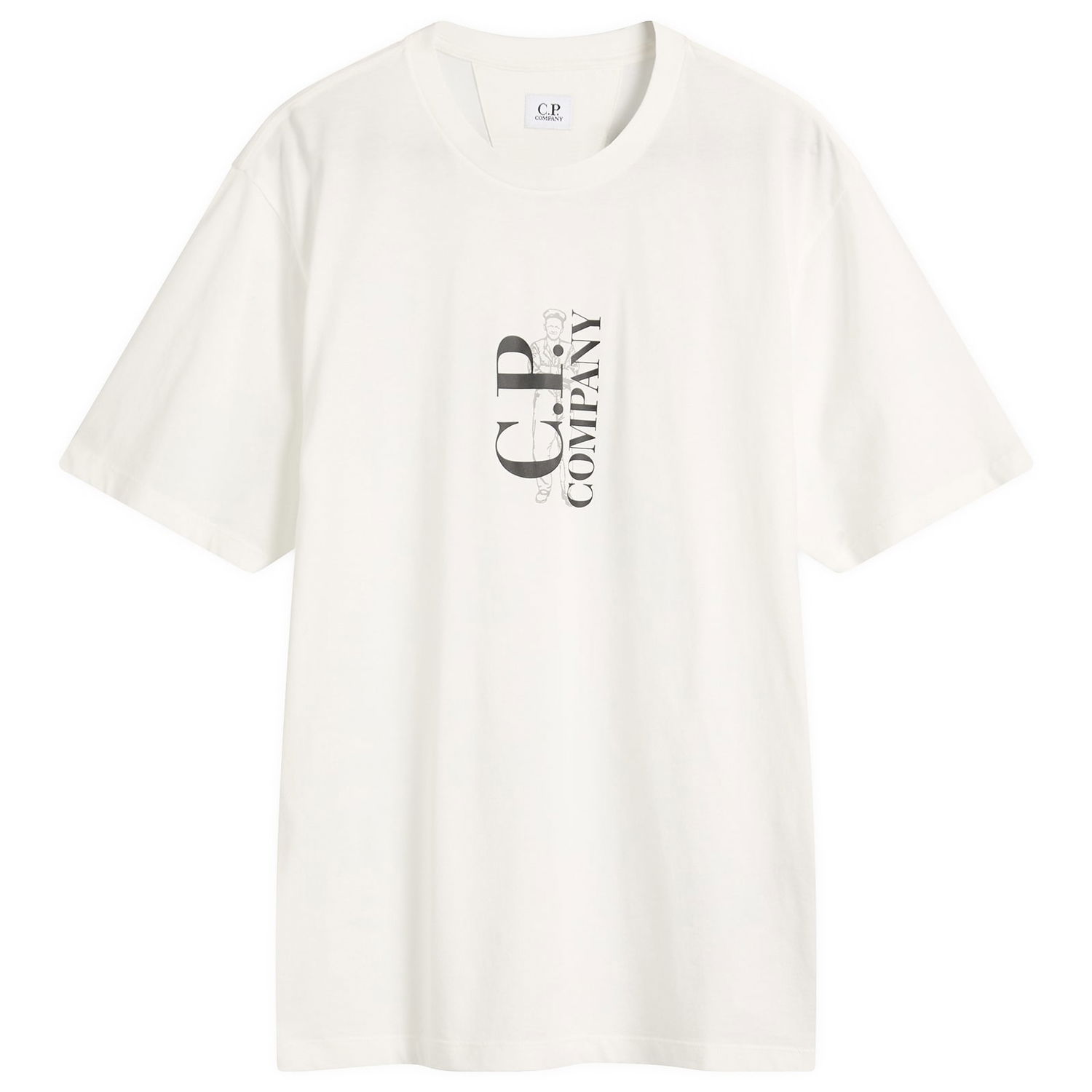 T-shirt C.P. Company Sailor T-Shirt Hvid | 19CMTS091A-005100W-103, 1