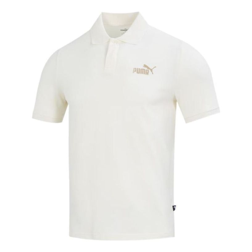 Polo skjorte Puma Men's Pique Polo Hvid | 676673-65