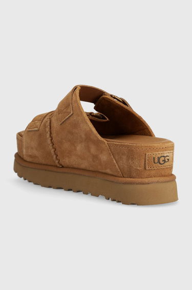 Sneakers og sko UGG Goldenstar Hi Suede Platform Slides Brun | 1155458-CHE, 2