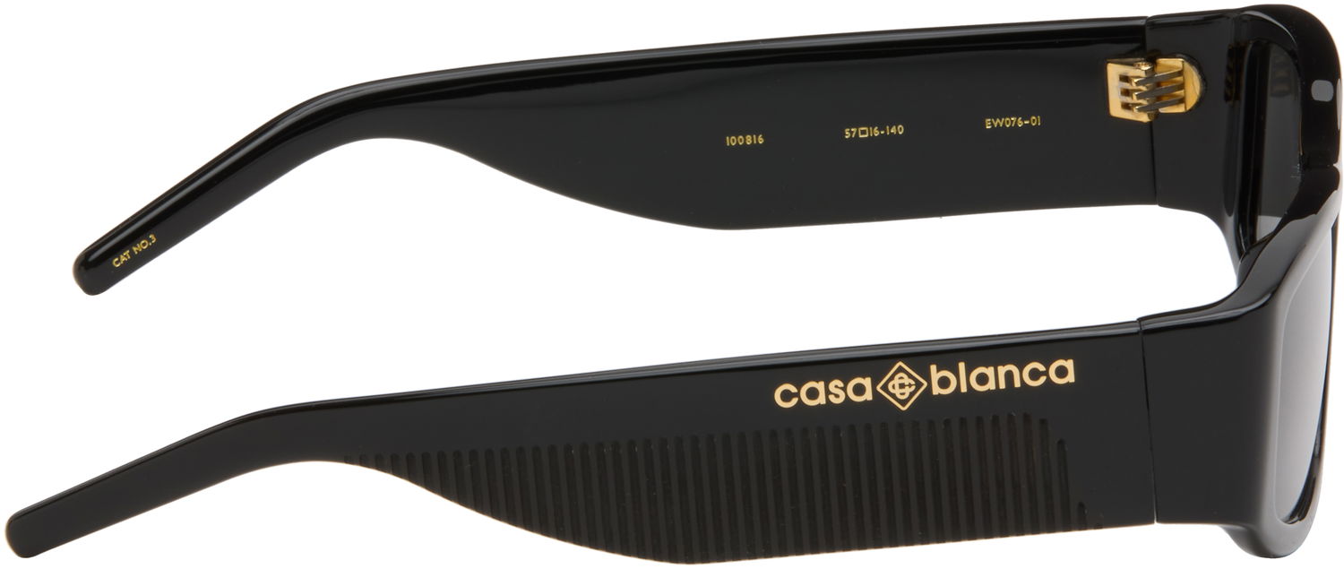 Solbriller Casablanca Bold Rectangular Sunglasses Sort | EW-076-01, 1