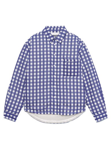 Skjorte Jacquemus La Chemise Boulanger Puffed Overshirt Mørkeblå | 216SH104-1005 3AP