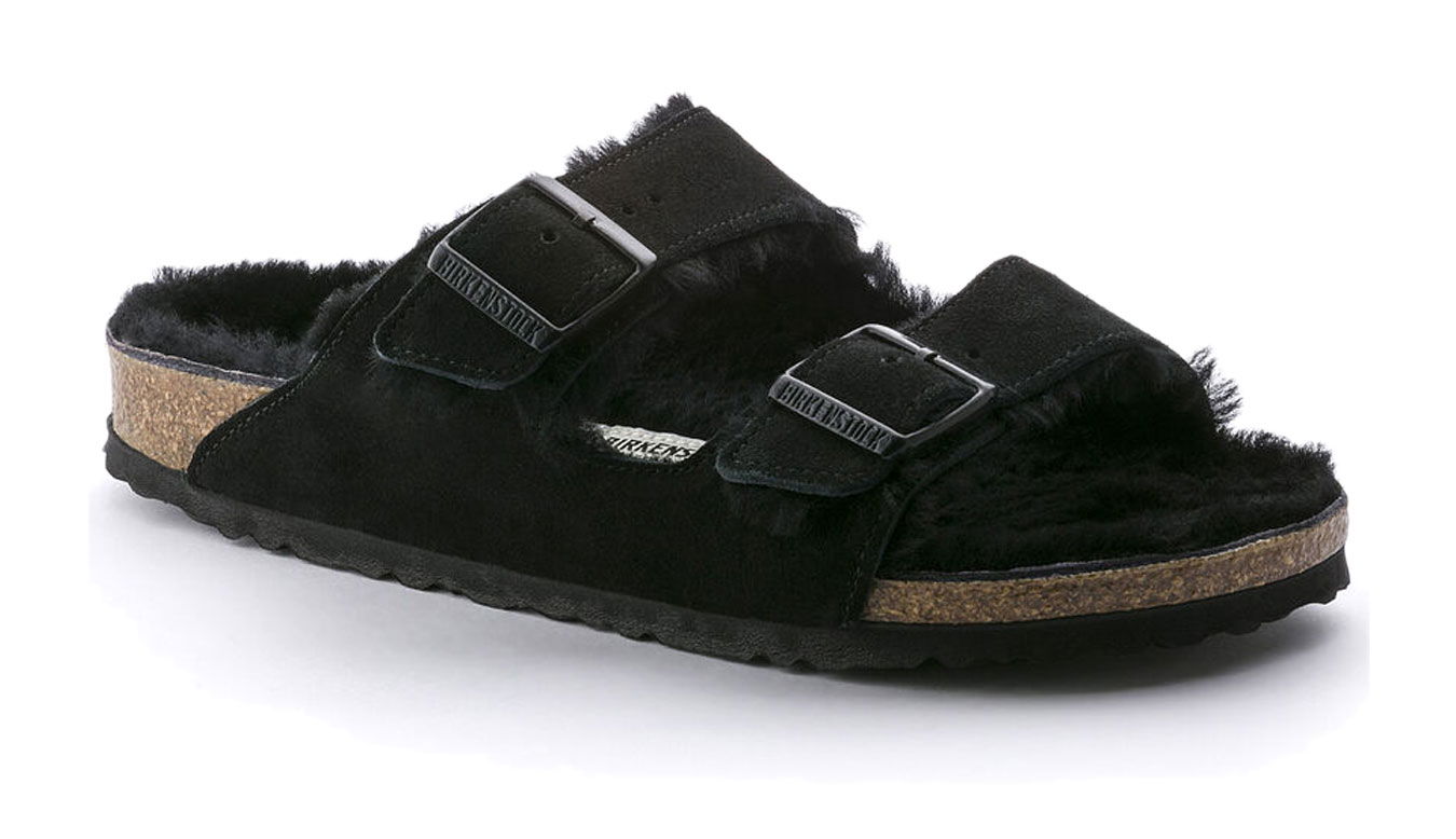 Sneakers og sko Birkenstock Arizona Shearling Black Narrow Fit Sort | 752663, 1