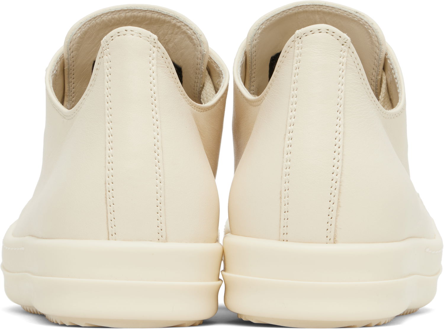 Sneakers og sko Rick Owens Rick Owens Hollywood Low Sneaks Hvid | RO01E7891 LCO, 1