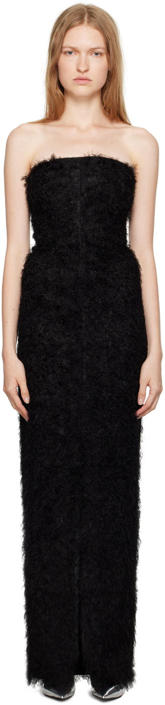 Kjole TOTEME TOTEME Women's Strapless Maxi Dress Sort | 244-WRD0133-FB0287