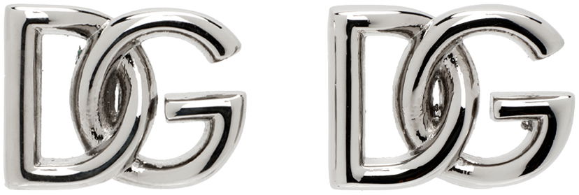 Øreringe Dolce & Gabbana Silver 'DG' Earrings Metalisk | WEP5L2W1111