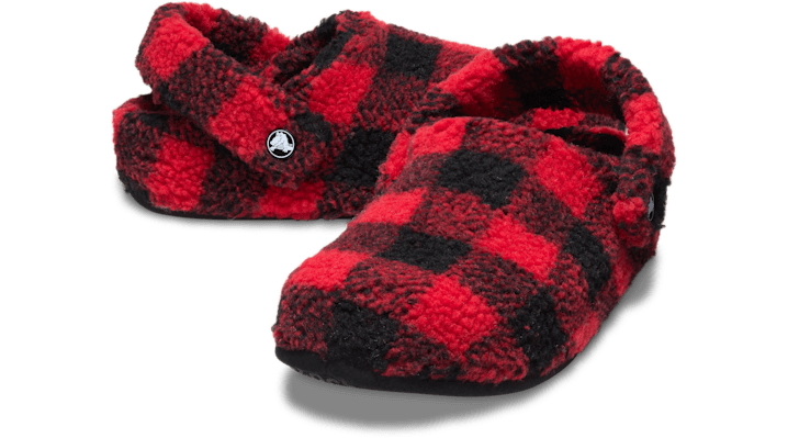 Sneakers og sko Crocs Classic Buffalo Check Slippers Rød | 210755-6WG, 1