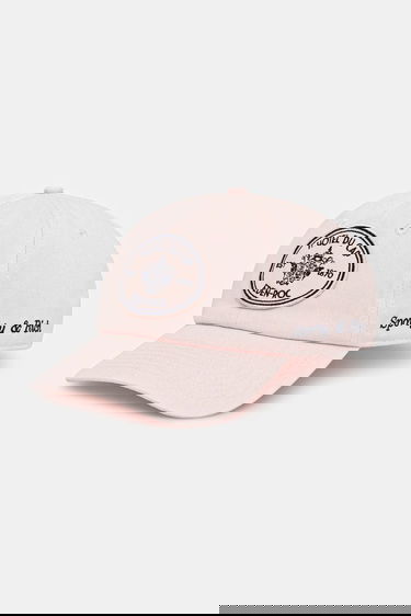 Kasket Sporty & Rich Sporty & Rich Eden Crest Hotel du Cap Eden-Roc Baseball Cap Lyserød | AC04060621P140, 0
