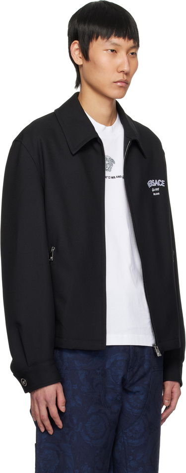 Bomberjakke Versace Versace Medusa Gallery Wool Blouson Jacket Sort | 1018846_1A13489, 1