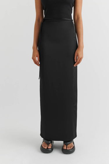 Nederdel AXEL ARIGATO Eve Belted Skirt Sort | A2119001, 2