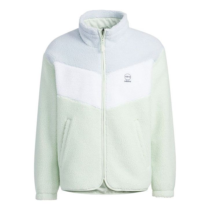Jakke adidas Originals Fleece Zip-Up Jacket Grøn | HY9653, 0