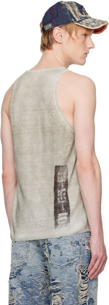 Tanktop Diesel Diesel K-Rick Graphic Print Tank Top Beige | A16875-0DBCU-7EX, 2