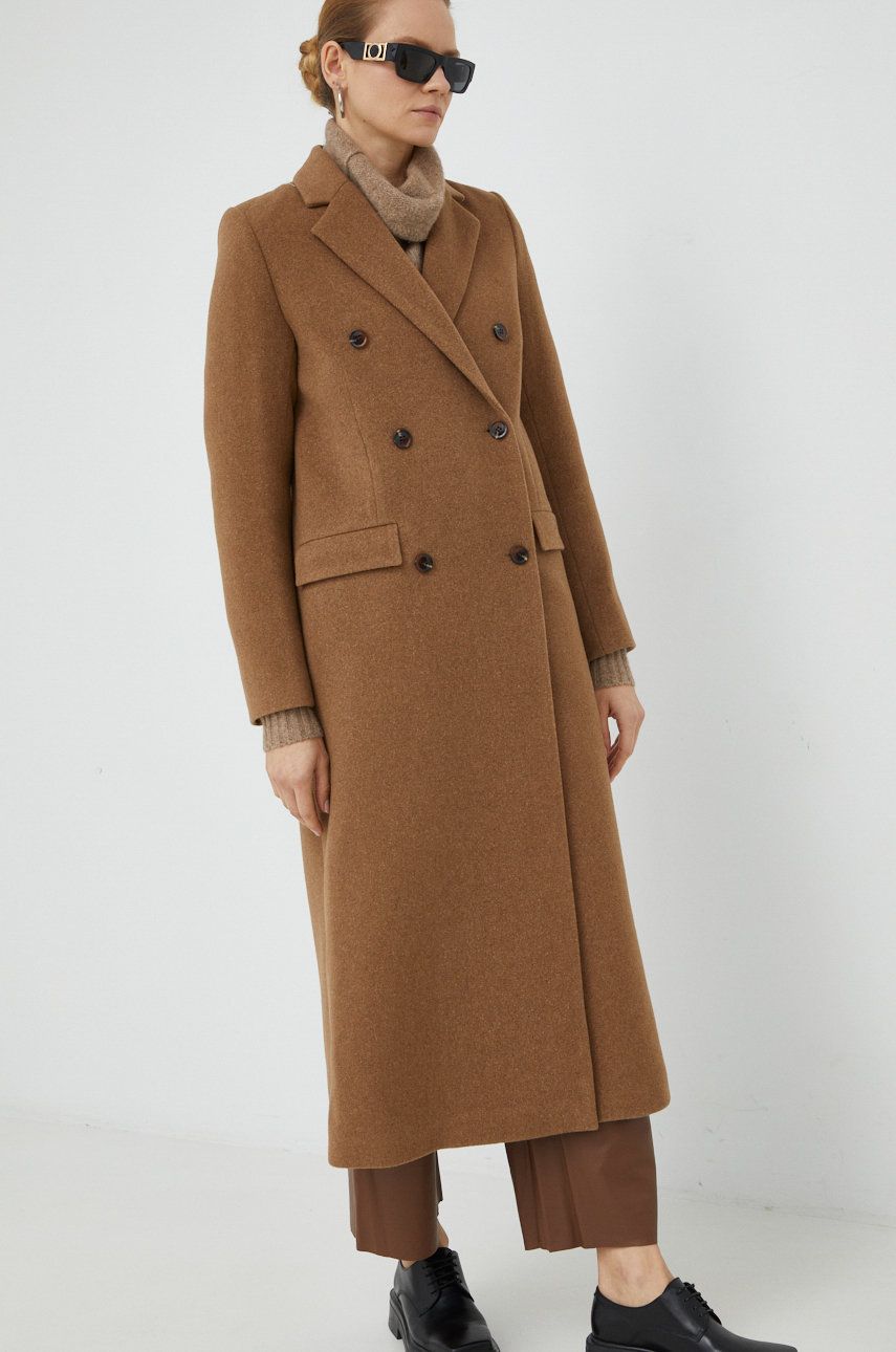 Frakker Samsoe Samsoe Falcon Coat Brun | F20400075, 0