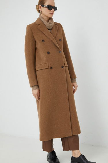 Frakker Samsoe Samsoe Falcon Coat Brun | F20400075, 0