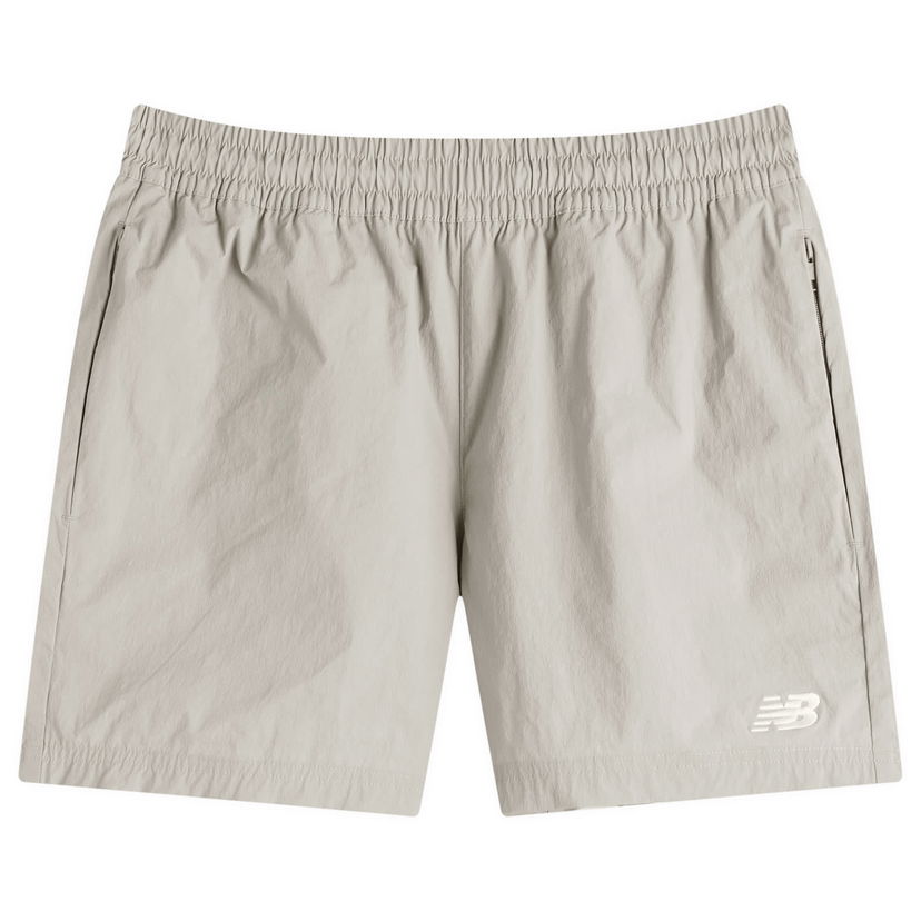 Shorts New Balance Athletics Stretch Woven 5" Shorts Beige | MS41517-YST