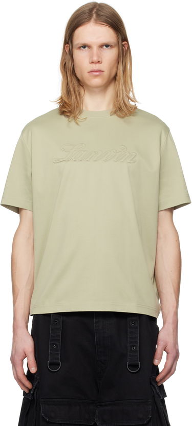 T-shirt LANVIN Lanvin Debossed Logo T-Shirt Grøn | RM-TS0115-J170-P25, 0
