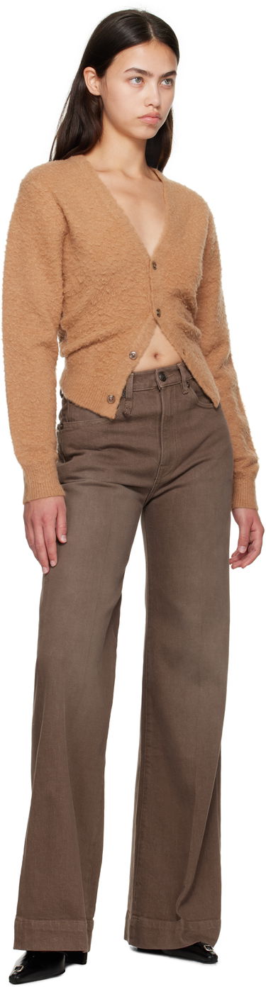 Sweater R13 R13 Split Hem Cardigan Brun | R13WY291-Y213A, 3