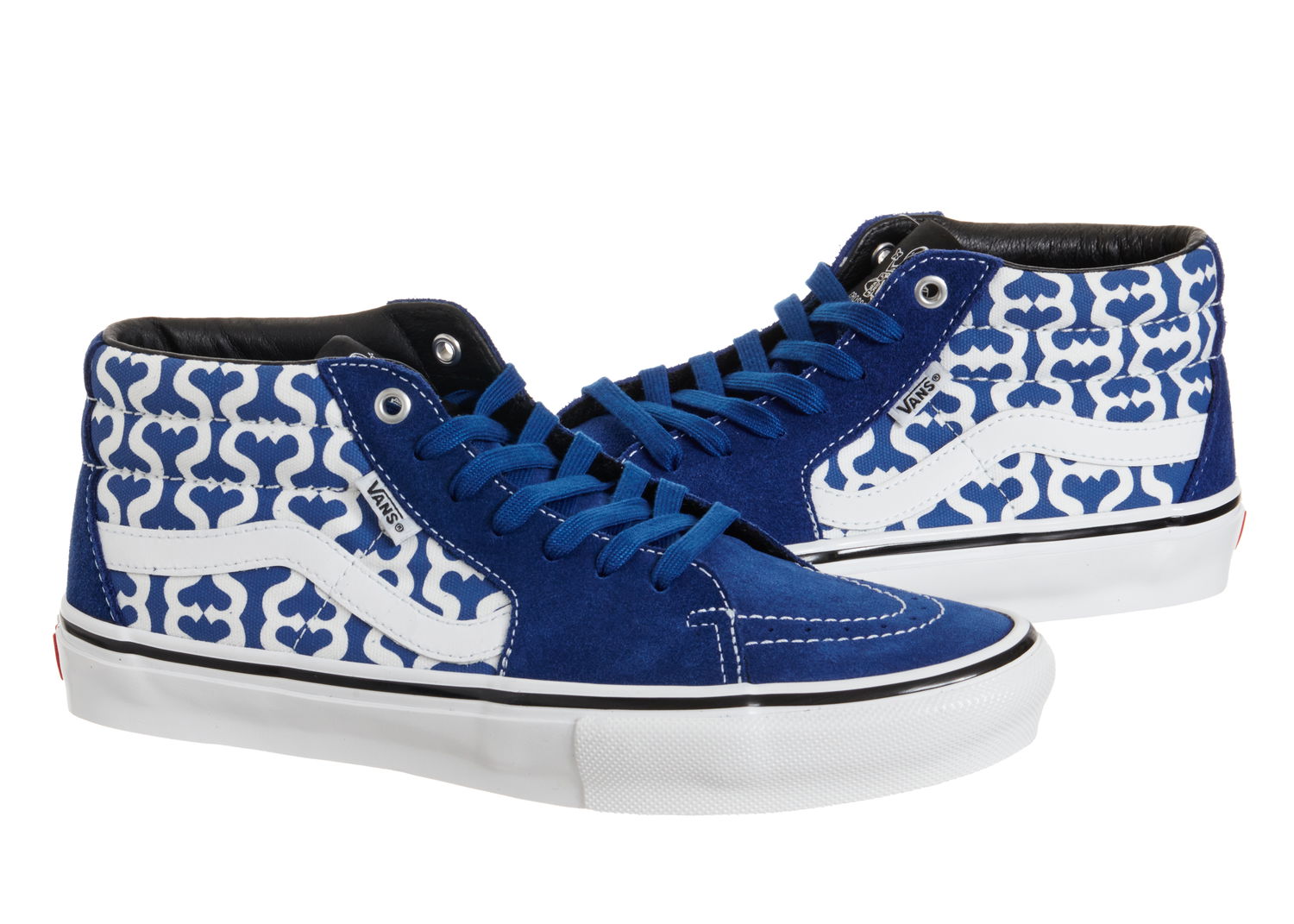 Sneakers og sko Vans Skate Grosso Mid Supreme Monogram S Logo Royal Blå | VN0A5KS15YE, 0