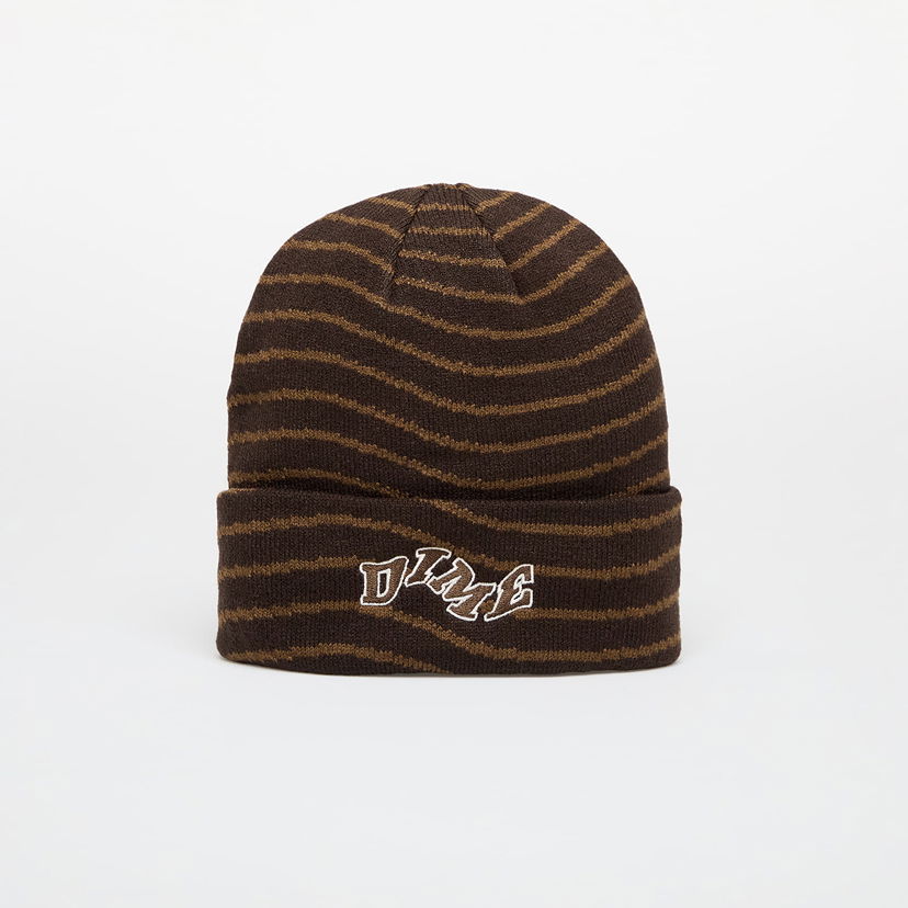 Beanie Dime College Wave Cuff Beanie Black Universal Sort | DIMEFA2457BLK