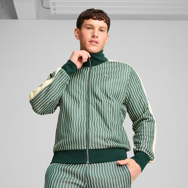 Jakke Puma THE PLAYERS LANE T7 Track Jacket Grøn | 626659-60, 3