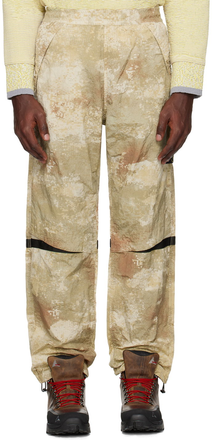 Bukser Stone Island Printed Trousers Beige | 8015662E1