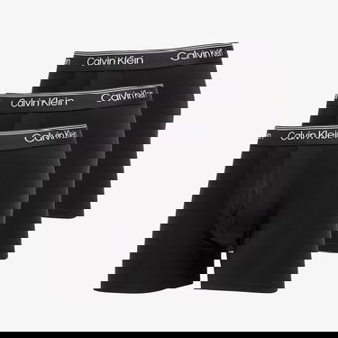 Boksere CALVIN KLEIN Boxer Brief 3-Pack Black Sort | LV00NB4410 UB1, 0