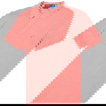 Polo skjorte Polo by Ralph Lauren Custom Fit Polo Shirt Lyserød | 710680784369, 0