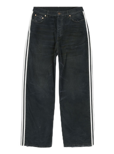 Jeans Balenciaga adidas x Large Baggy Jeans Sort | 724778TNW541129